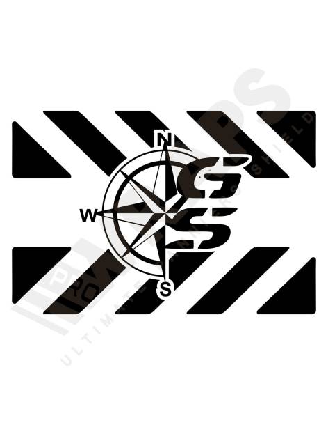 Wind Rose Trunk Sticker