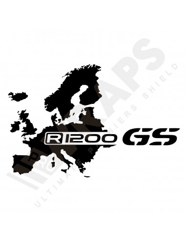 Sticker map of Europe R1200 GS