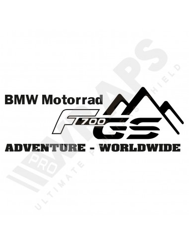 Naklejka BMW Motorrad F700GS ADVENTURE - WORLDWIDE