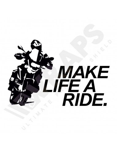 Sticker BMW Motorcyclist Make Life a Ride.