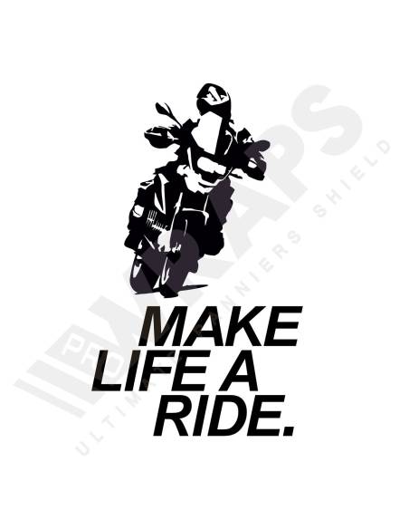 Naklejka BMW Make Life a Ride. pionowa