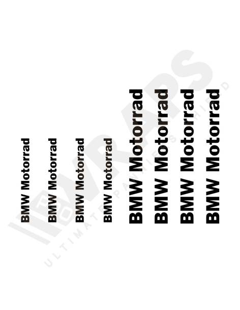 Letter stickers for the edges of the set of BMW OEM...