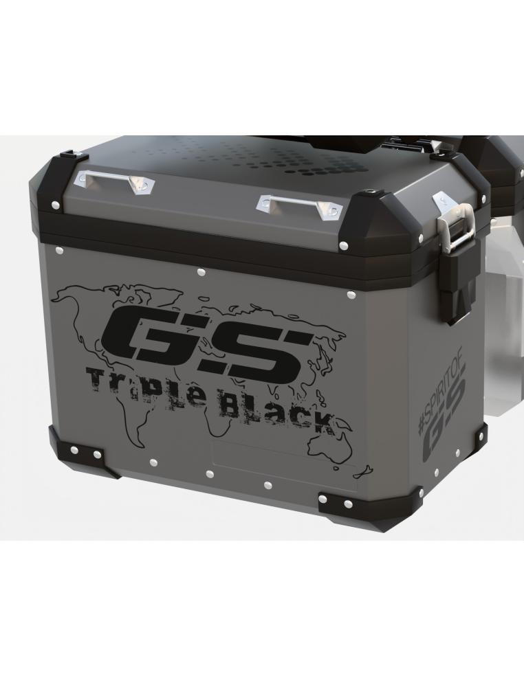 044.01 Triple Black on Grey Trip GT BL