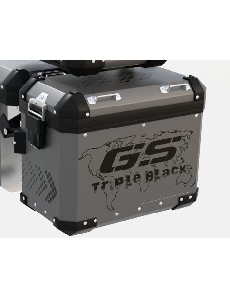 044.01 Triple Black on Grey Trip GT BL