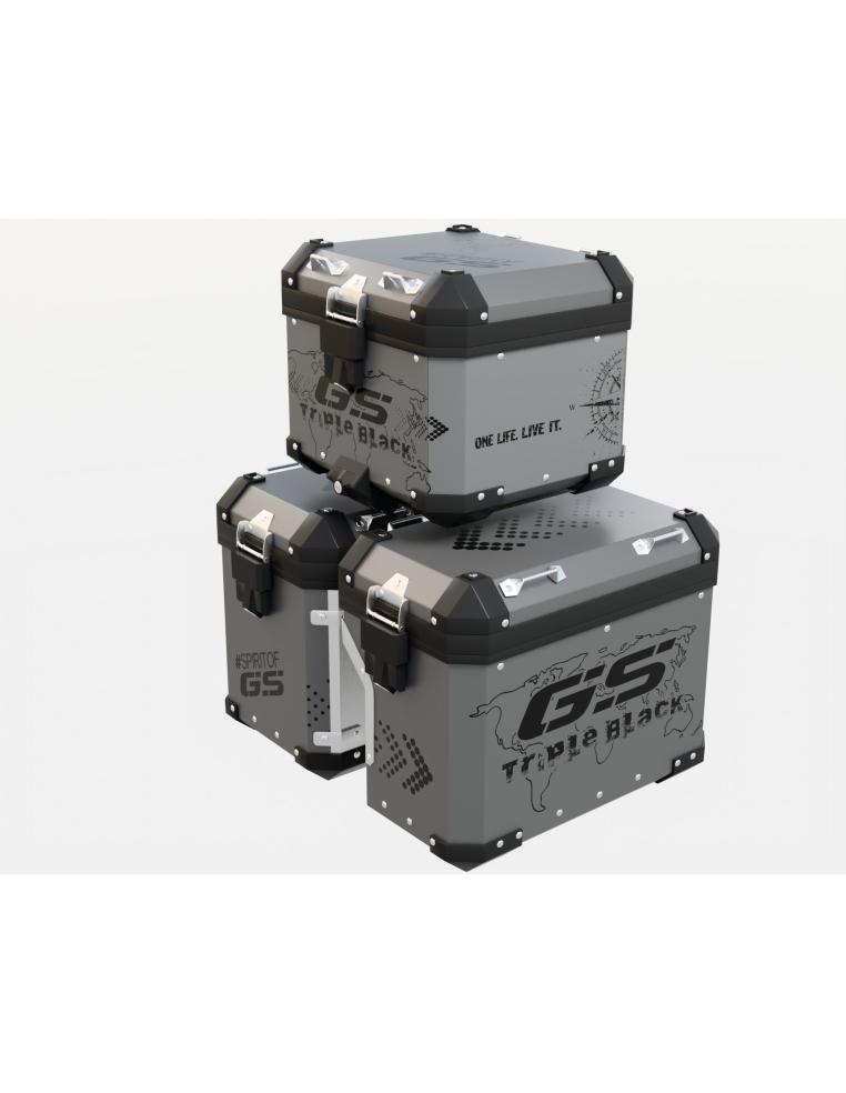 044.01 Triple Black on Grey Trip GT BL