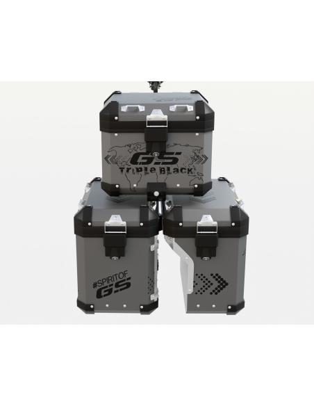 044.01 Triple Black on Grey Trip GT BL