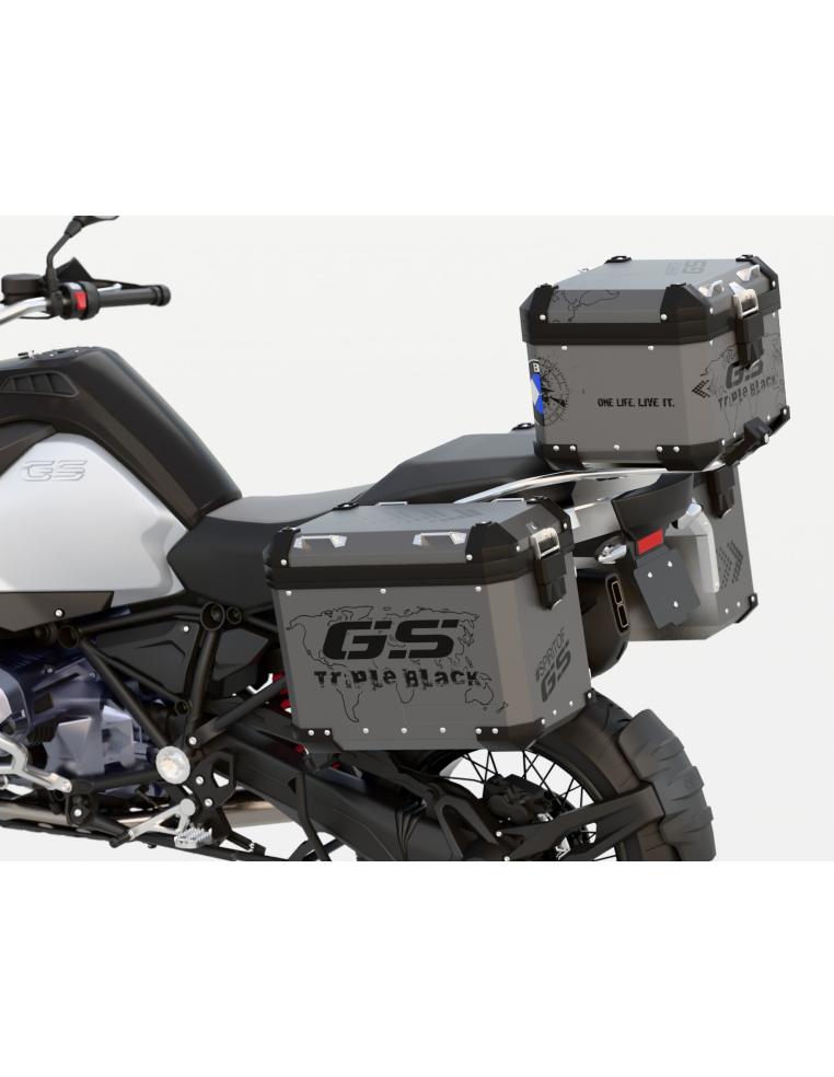 044.01 Triple Black on Grey Trip GT BL