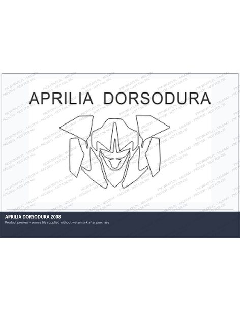 PPF Template - APRILIA DORSODURA 2008