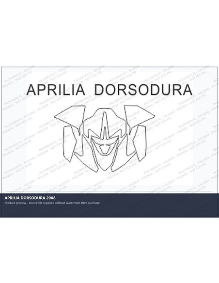 PPF Template - APRILIA DORSODURA 2008
