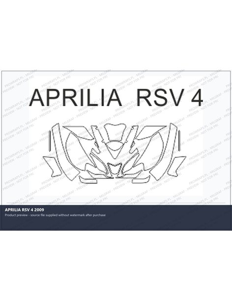 PPF Template - APRILIA RSV 4 2009
