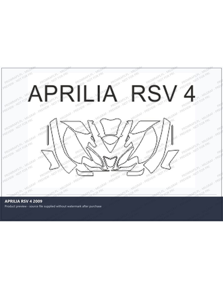 PPF Template - APRILIA RSV 4 2009