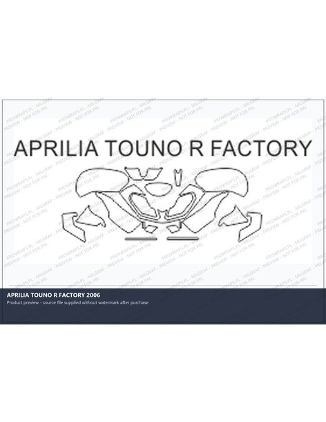 PPF Template - APRILIA TOUNO R FACTORY 2006