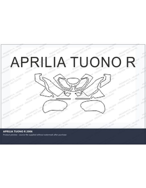PPF Template - APRILIA TUONO R 2006