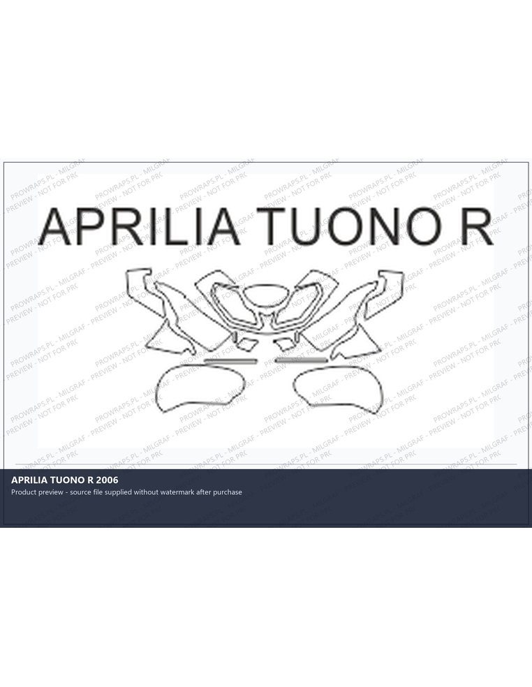 PPF Template - APRILIA TUONO R 2006