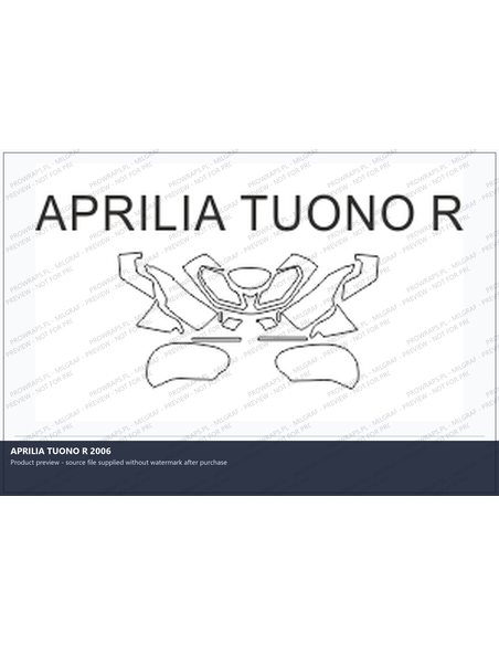 PPF Template - APRILIA TUONO R 2006