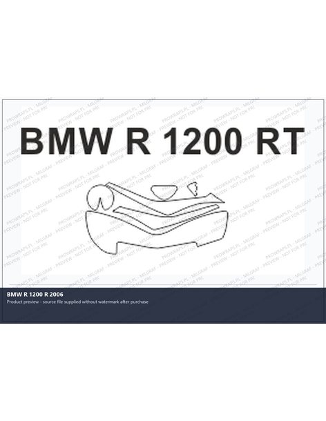 PPF Template - BMW R 1200 R 2006