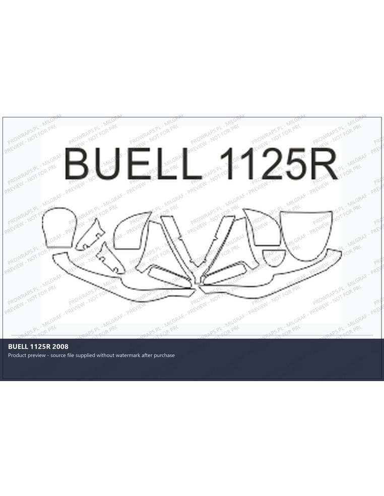 PPF Template - BUELL 1125R 2008