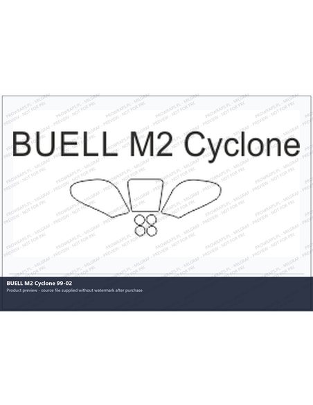 PPF Template - BUELL M2 Cyclone 99-02