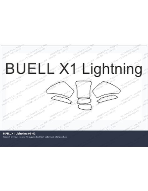PPF Template - BUELL X1 Lightning 99-02