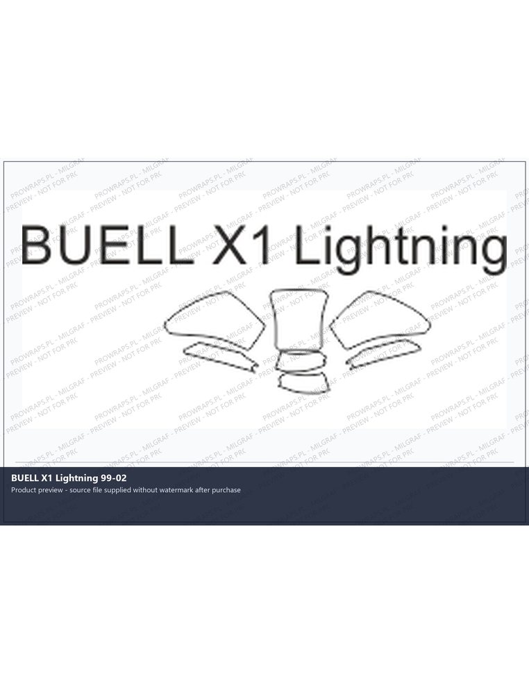 PPF Template - BUELL X1 Lightning 99-02