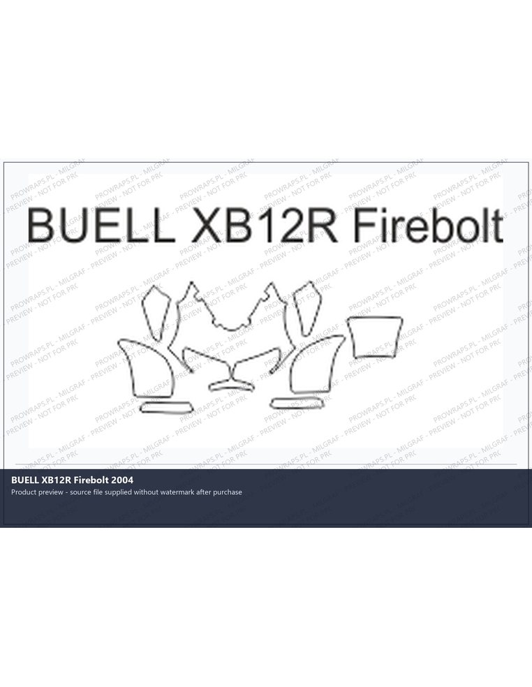 PPF Template - BUELL XB12R Firebolt 2004