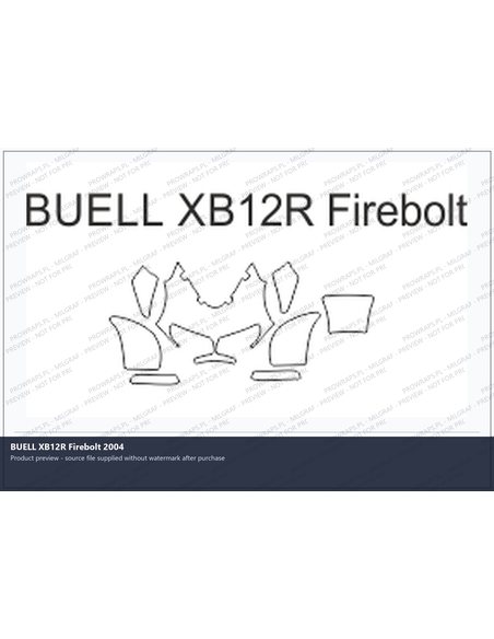 PPF Template - BUELL XB12R Firebolt 2004