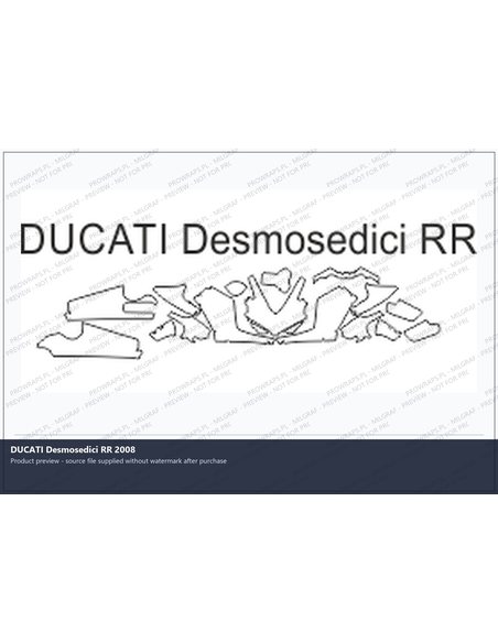 PPF Template - DUCATI Desmosedici RR 2008