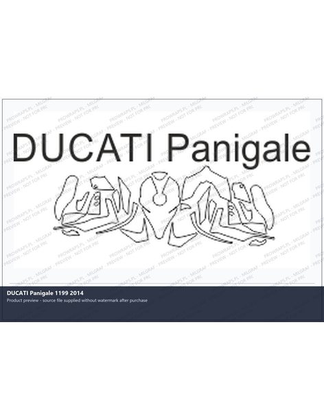 PPF Template - DUCATI Panigale 1199 2014