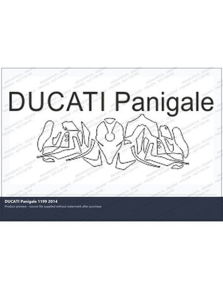 PPF Template - DUCATI Panigale 1199 2014