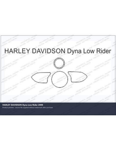 PPF Template - HARLEY DAVIDSON Dyna Low Rider 2000