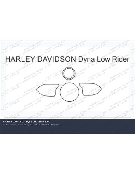 PPF Template - HARLEY DAVIDSON Dyna Low Rider 2000