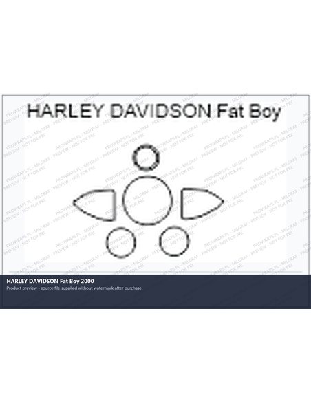 PPF Template - HARLEY DAVIDSON Fat Boy 2000