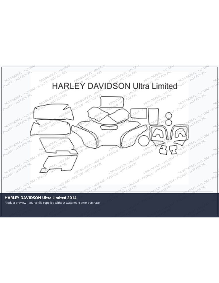 PPF Template - HARLEY DAVIDSON Ultra Limited 2014