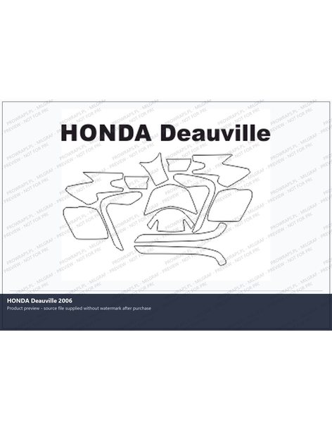 PPF Template - HONDA Deauville 2006