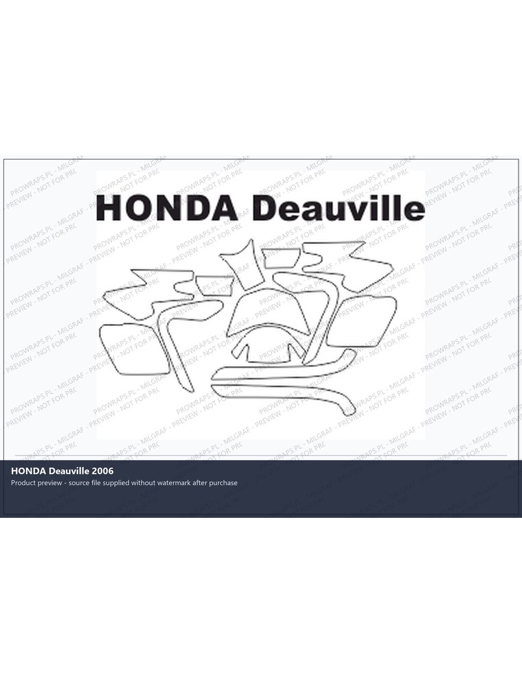 PPF Template - HONDA Deauville 2006
