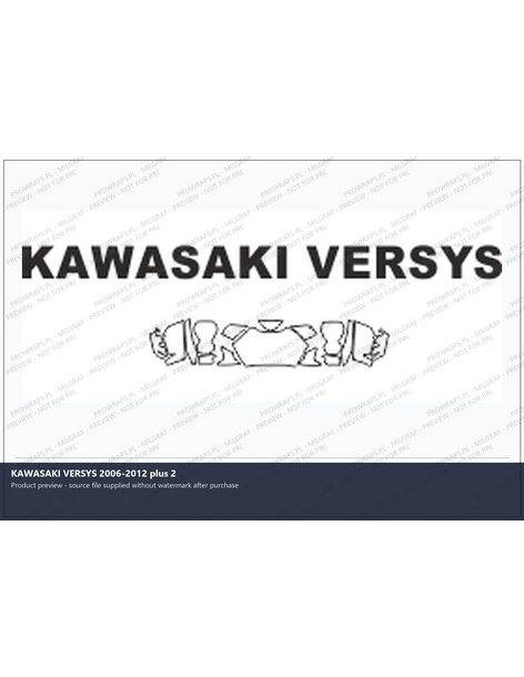PPF Template - KAWASAKI VERSYS 2006-2012 plus 2