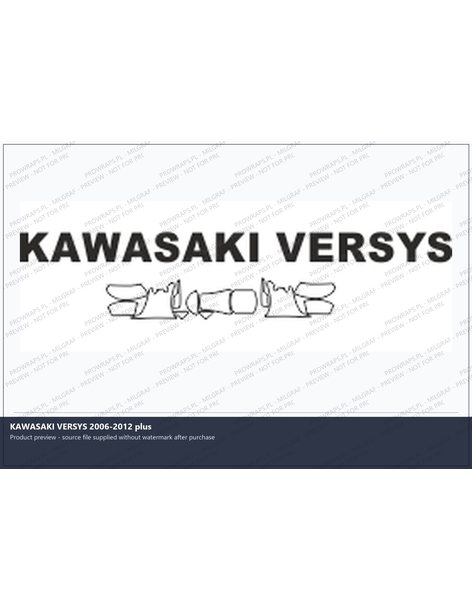 PPF Template - KAWASAKI VERSYS 2006-2012 plus