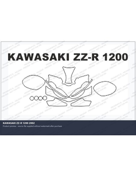 PPF Template - KAWASAKI ZZ-R 1200 2002