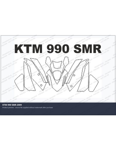PPF Template - KTM 990 SMR 2009