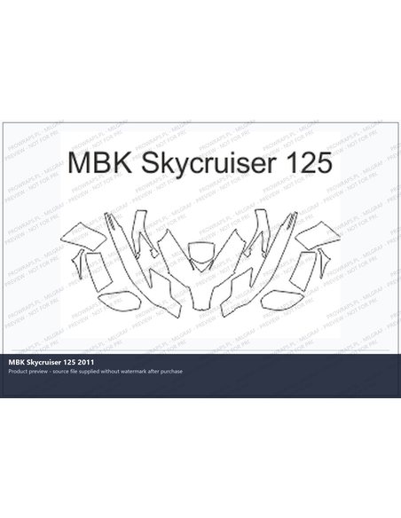 PPF Template - MBK Skycruiser 125 2011