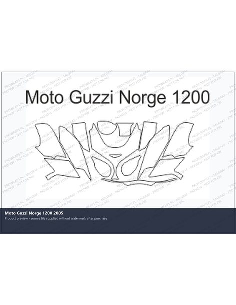 PPF Template - Moto Guzzi Norge 1200 2005
