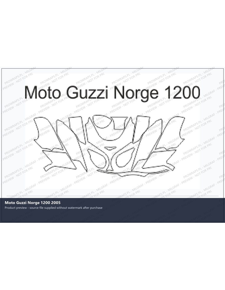 PPF Template - Moto Guzzi Norge 1200 2005
