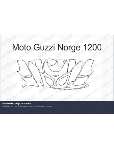 PPF Template - Moto Guzzi Norge 1200 2005