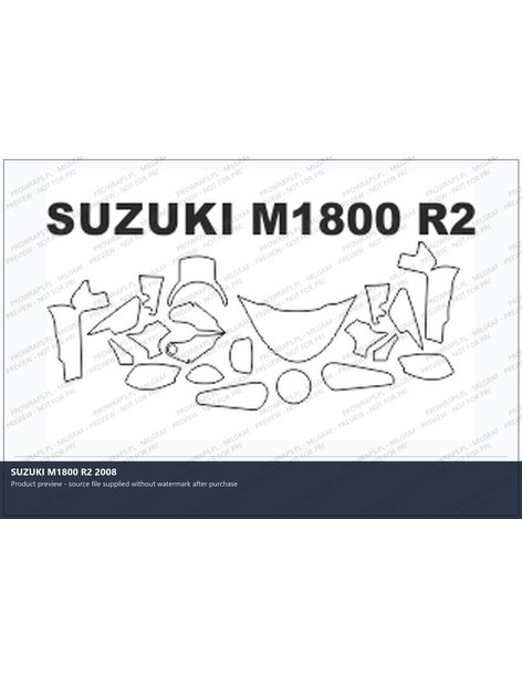 PPF Template - SUZUKI M1800 R2 2008