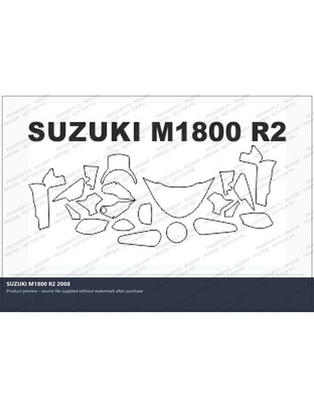PPF Template - SUZUKI M1800 R2 2008