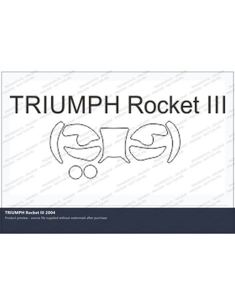 PPF Template - TRIUMPH Rocket III 2004