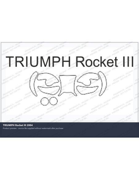PPF Template - TRIUMPH Rocket III 2004