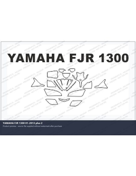 PPF Template - YAMAHA FJR 1300 01-2013 plus 2