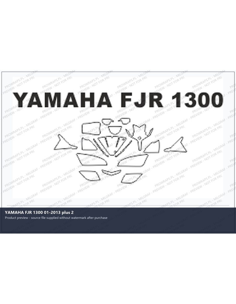 PPF Template - YAMAHA FJR 1300 01-2013 plus 2