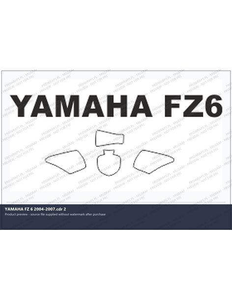 PPF Template - YAMAHA FZ 6 2004-2007.cdr 2